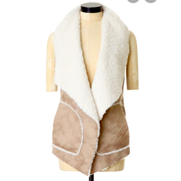 Shearling Vest - Picture 1 of 6